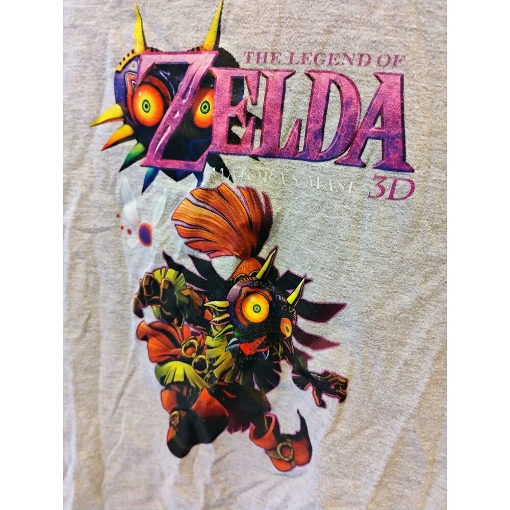 Official Nintendo Legend of Zelda Majora’s Mask 3D Kids Youth Shirt Size L